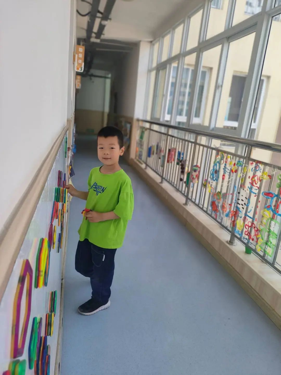 【幼小衔接】初探小学 “幼”见成长——下淀中心幼儿园大班参观小学活动 第8张
