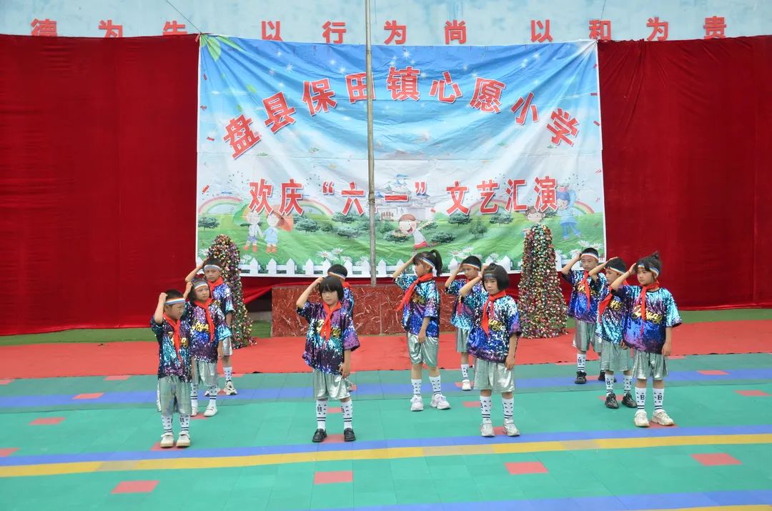 保田镇心愿小学举行“少年儿童心向党,老少携手共庆六一”主题文艺汇演 第4张