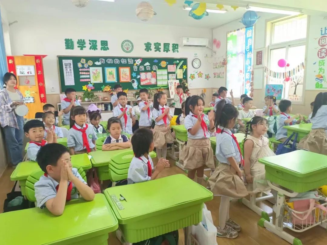 【幼小衔接】初探小学 “幼”见成长——下淀中心幼儿园大班参观小学活动 第48张