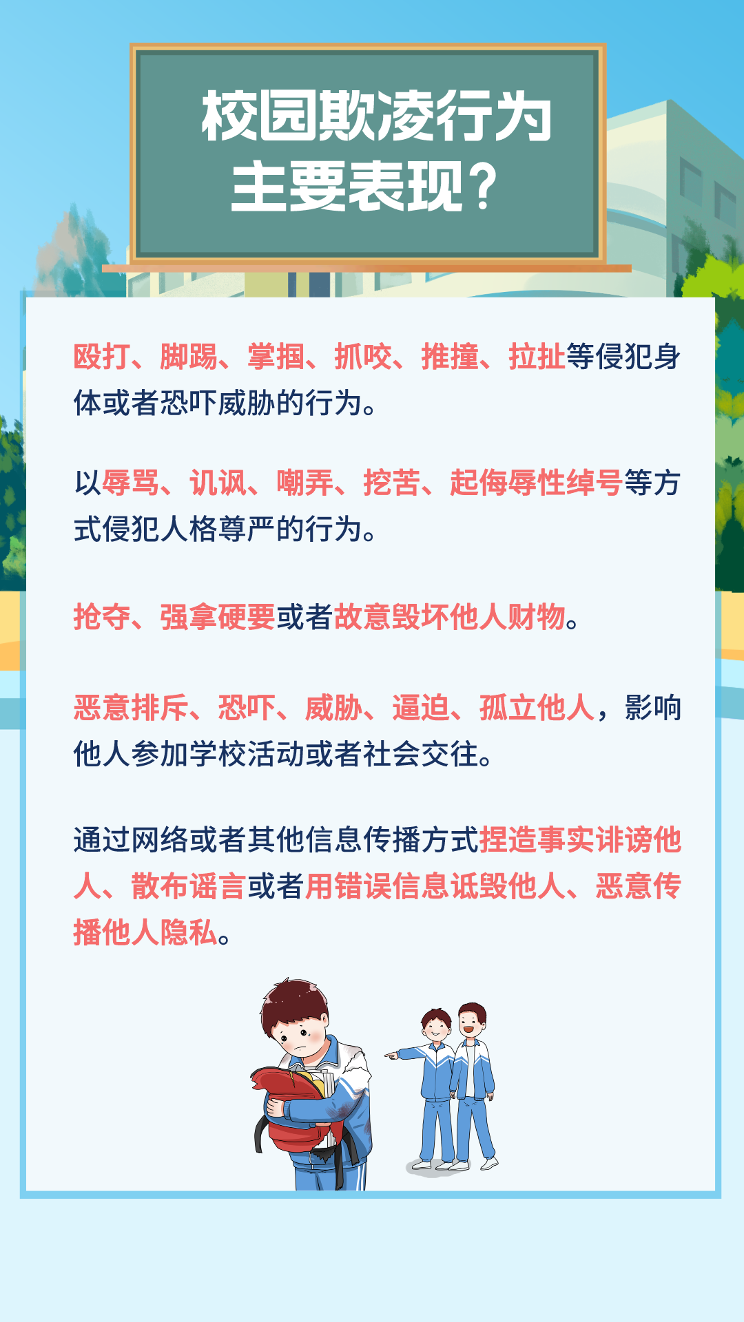 西安航天城新和小学防校园欺凌指导手册及校园防欺凌举报投诉电话、邮箱公示 第4张 西安航天城新和小学防校园欺凌指导手册及校园防欺凌举报投诉电话、邮箱公示 第4张