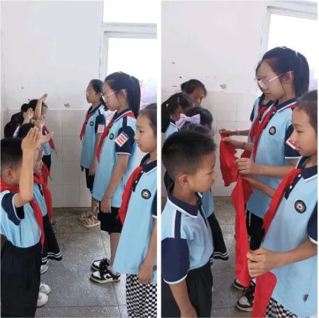 红领巾爱祖国——阳逻街第五小学教联体新队员入队仪式 第10张 红领巾爱祖国——阳逻街第五小学教联体新队员入队仪式 第10张