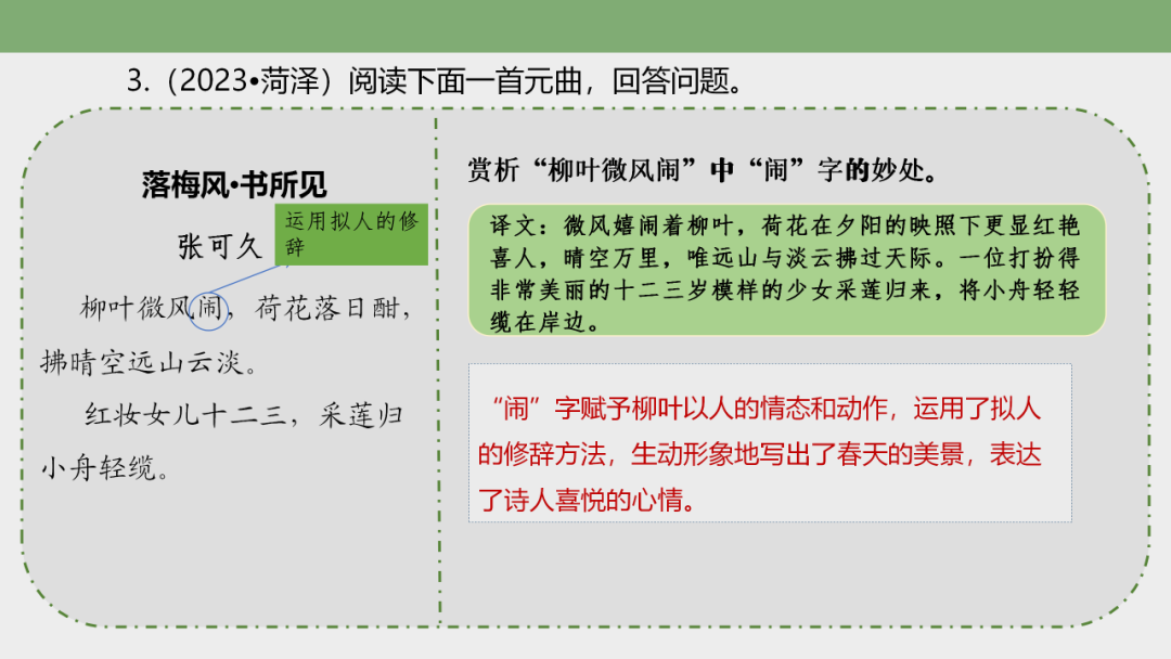 中考语文专题复习——古诗阅读专项复习ppt 第75张