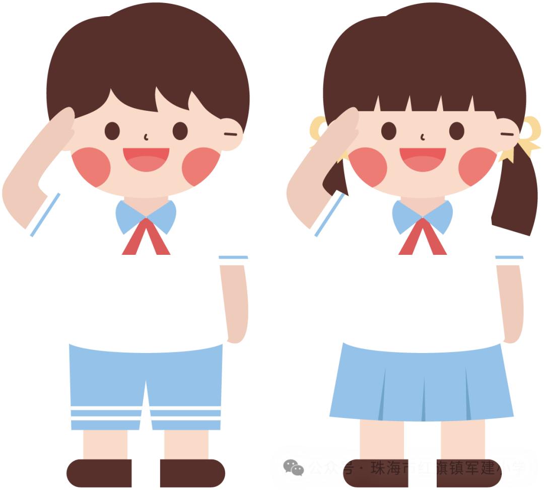 红领巾爱祖国——军建小学2024年中国少年先锋队新队员入队仪式 第5张
