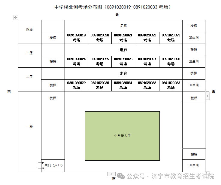 济宁市2024年夏季高考考点示意图及考场分布图公布 第20张