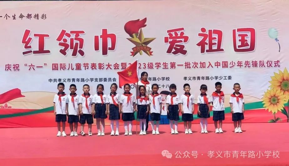 红领巾爱祖国|孝义市青年路小学少先队入队仪式 第40张