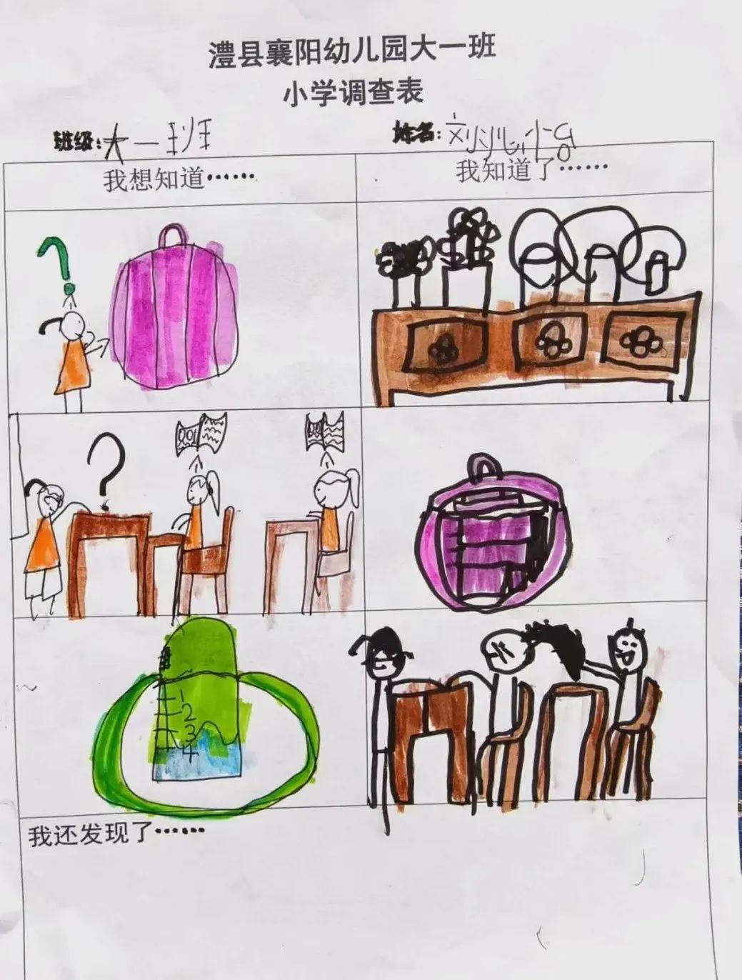 【学前教育宣传月】初探小学  艺启成长——澧县襄阳幼儿园幼小衔接之参观小学活动 第75张