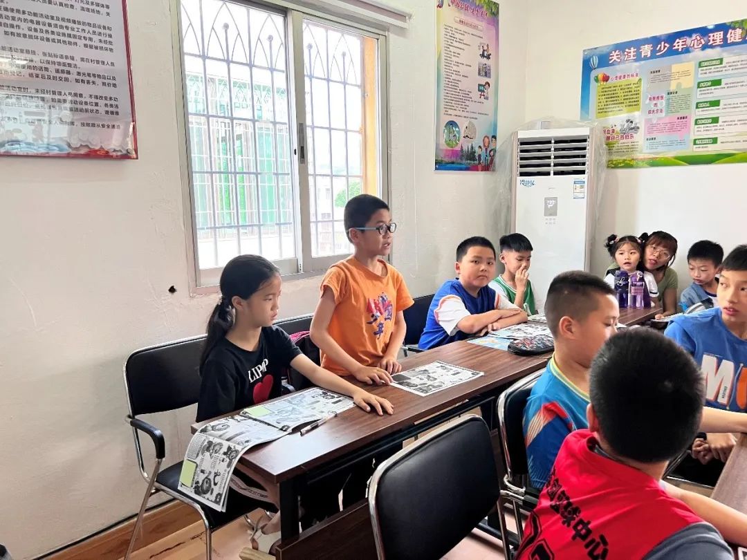 趣读漫画,玩转实验——记汀溪中心小学市级课题《“伴随式评价”推进农村小学全阅读课程建设研究》“儿童悦读进社区”第六期活动 第13张