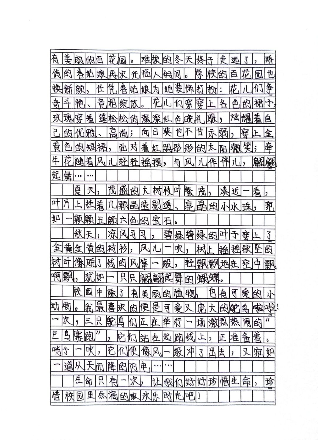 书香拼墨痕 妙笔书感悟 ——罗沙小学开展生命教育感悟现场作文竞赛活动 第35张 书香拼墨痕 妙笔书感悟 ——罗沙小学开展生命教育感悟现场作文竞赛活动 第35张