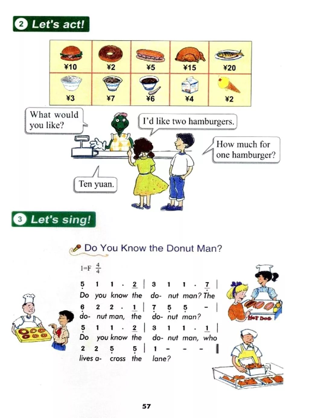 冀教版小学英语三年级下册Lesson22(附本课单词朗读、课文朗读、课文翻译及重点句 第2张