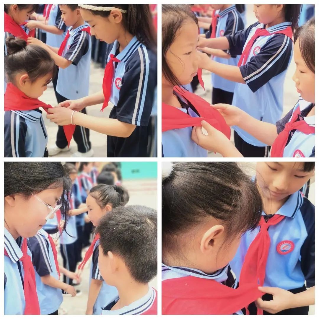 【红领巾爱祖国】新华民族小学南校2023级分批入队仪式 第5张 【红领巾爱祖国】新华民族小学南校2023级分批入队仪式 第5张
