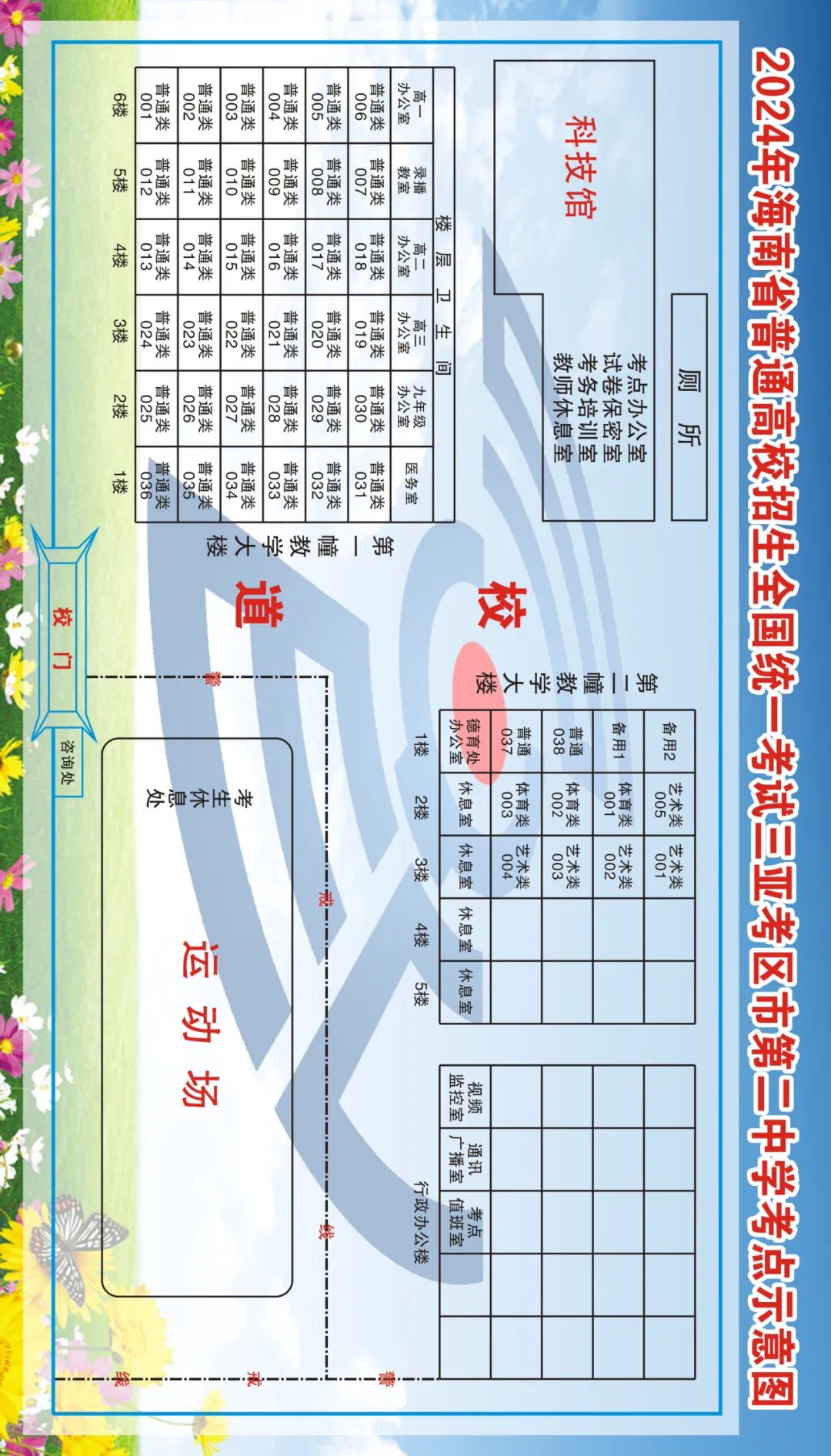 @三亚高考生 高考倒计时!考点高清示意图抢先看→ 第10张 @三亚高考生 高考倒计时!考点高清示意图抢先看→ 第10张