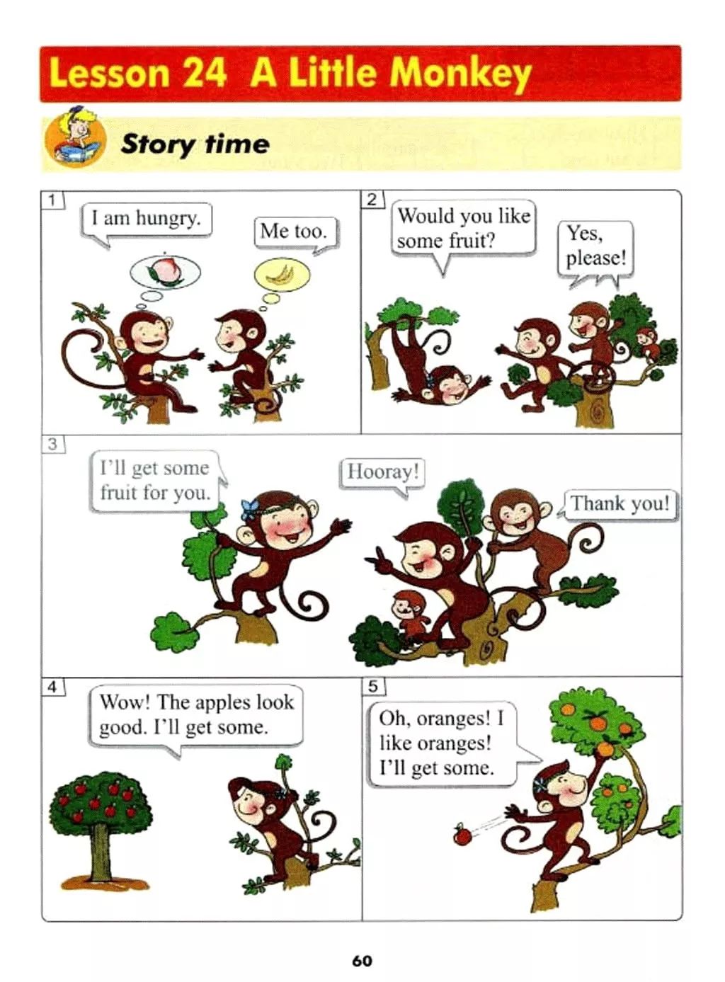 冀教版小学英语三年级下册Lesson24(附本课单词朗读、课文朗读、课文翻译及重点句 第1张