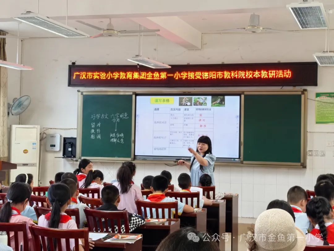 广汉市金鱼第一小学迎接德阳市教科院校本教研视导 第4张 广汉市金鱼第一小学迎接德阳市教科院校本教研视导 第4张
