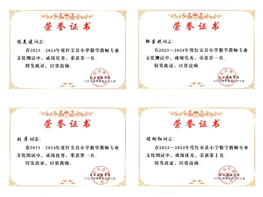喜报丨红安县实验小学教师喜获多项荣誉 第4张