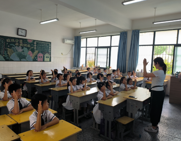 初探小学  礼遇成长——尉氏县第二公办幼儿园幼小衔接活动之走进韩庄小学体验活动 第28张