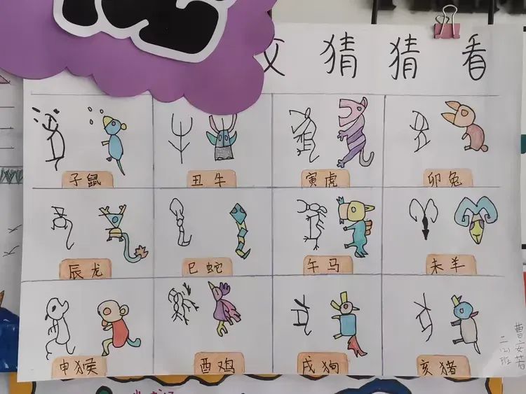 字画相融,创意甲骨——新华区凌云小学二年级语文综合实践活动 第9张 字画相融,创意甲骨——新华区凌云小学二年级语文综合实践活动 第9张