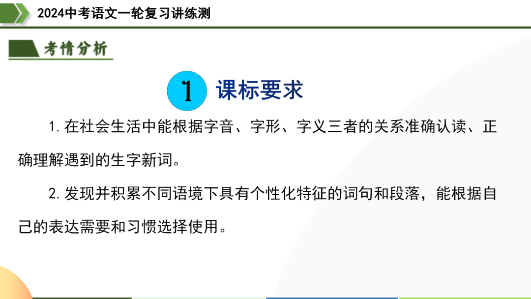2024中考语文专题复习第2讲《词语的理解与运用》ppt 第5张
