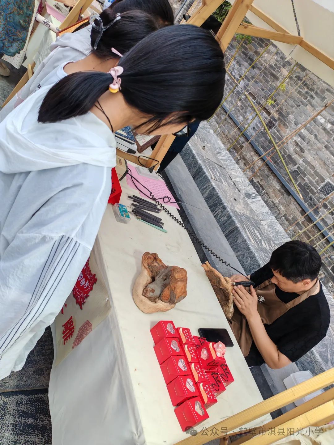 “小豫米”带你游河南——淇县阳光小学“非遗传承研学”实践活动 第12张