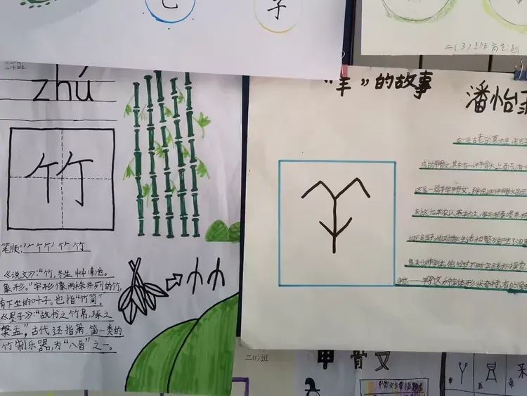字画相融,创意甲骨——新华区凌云小学二年级语文综合实践活动 第7张 字画相融,创意甲骨——新华区凌云小学二年级语文综合实践活动 第7张
