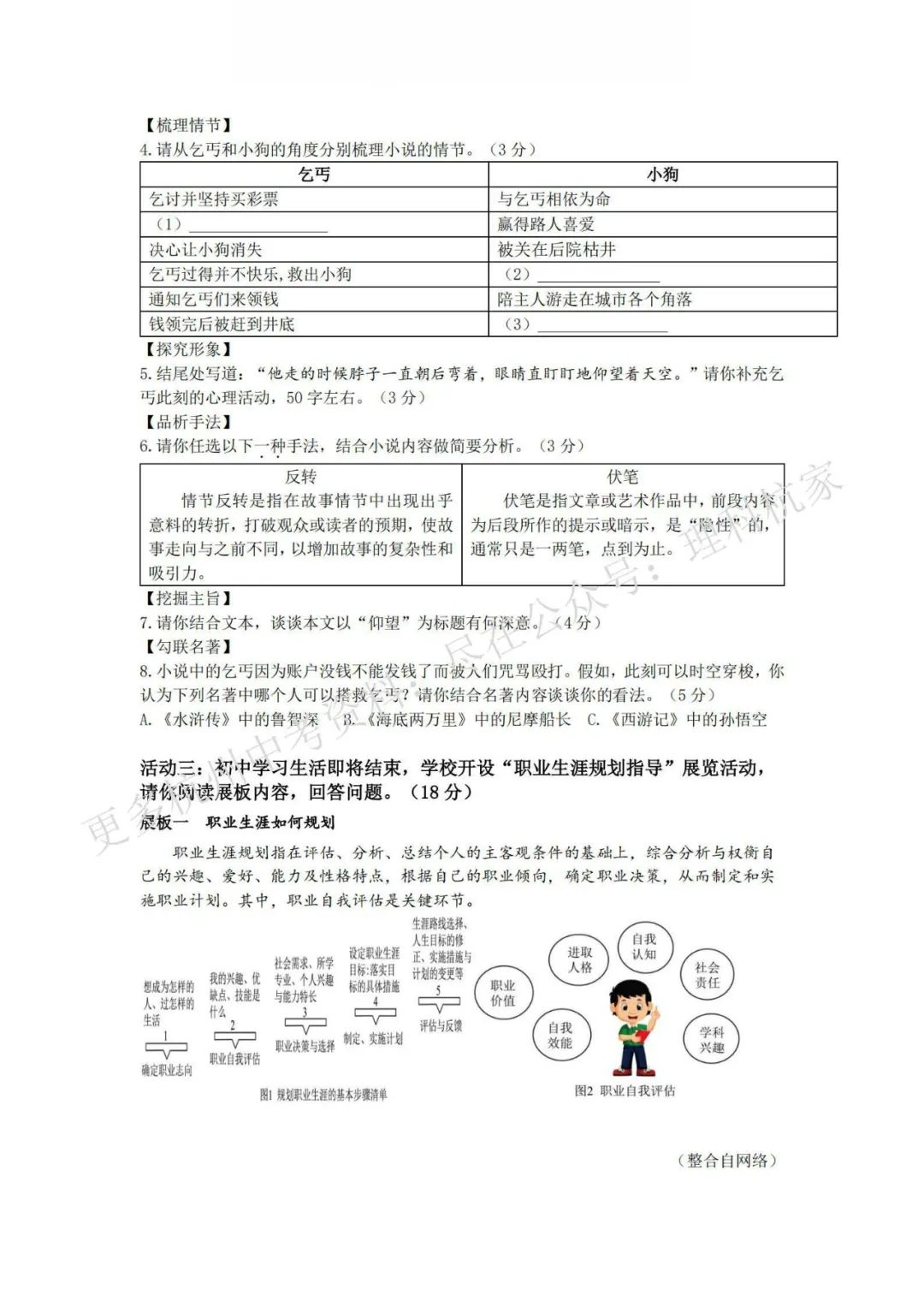 浙江中考模拟 | 新!2024年中考金衢十二校中考模拟测试卷全科(含答案)! 第4张