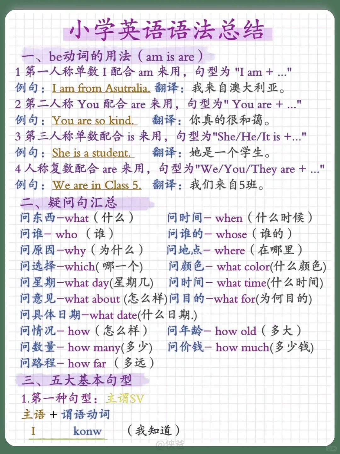 💫英语最全语法总结 第6张