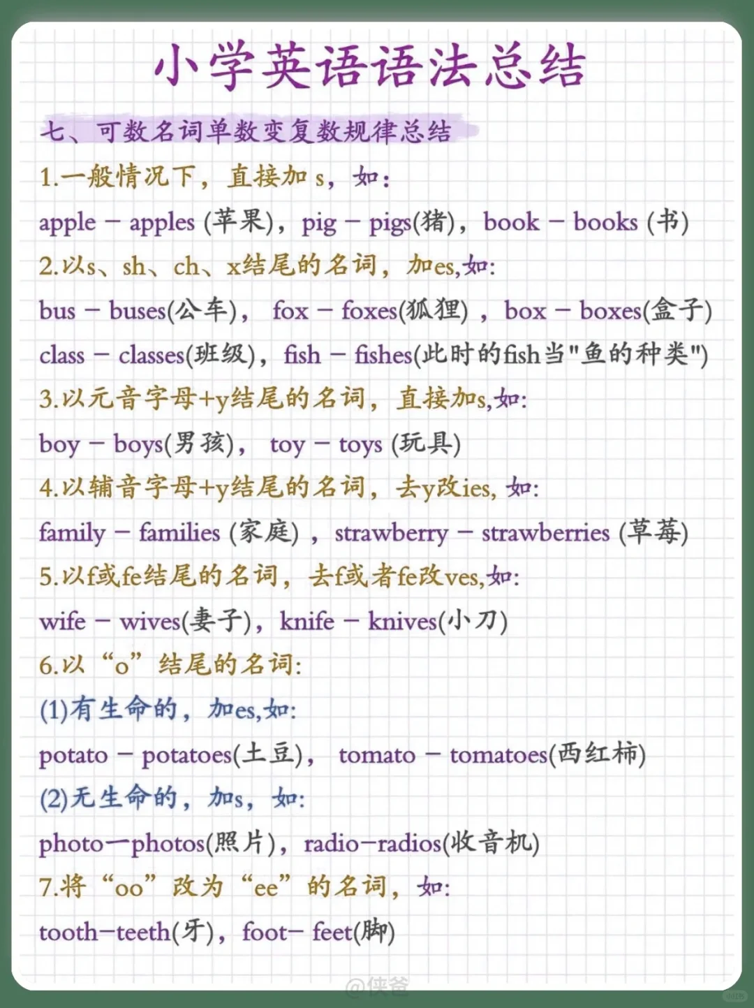 💫英语最全语法总结 第9张