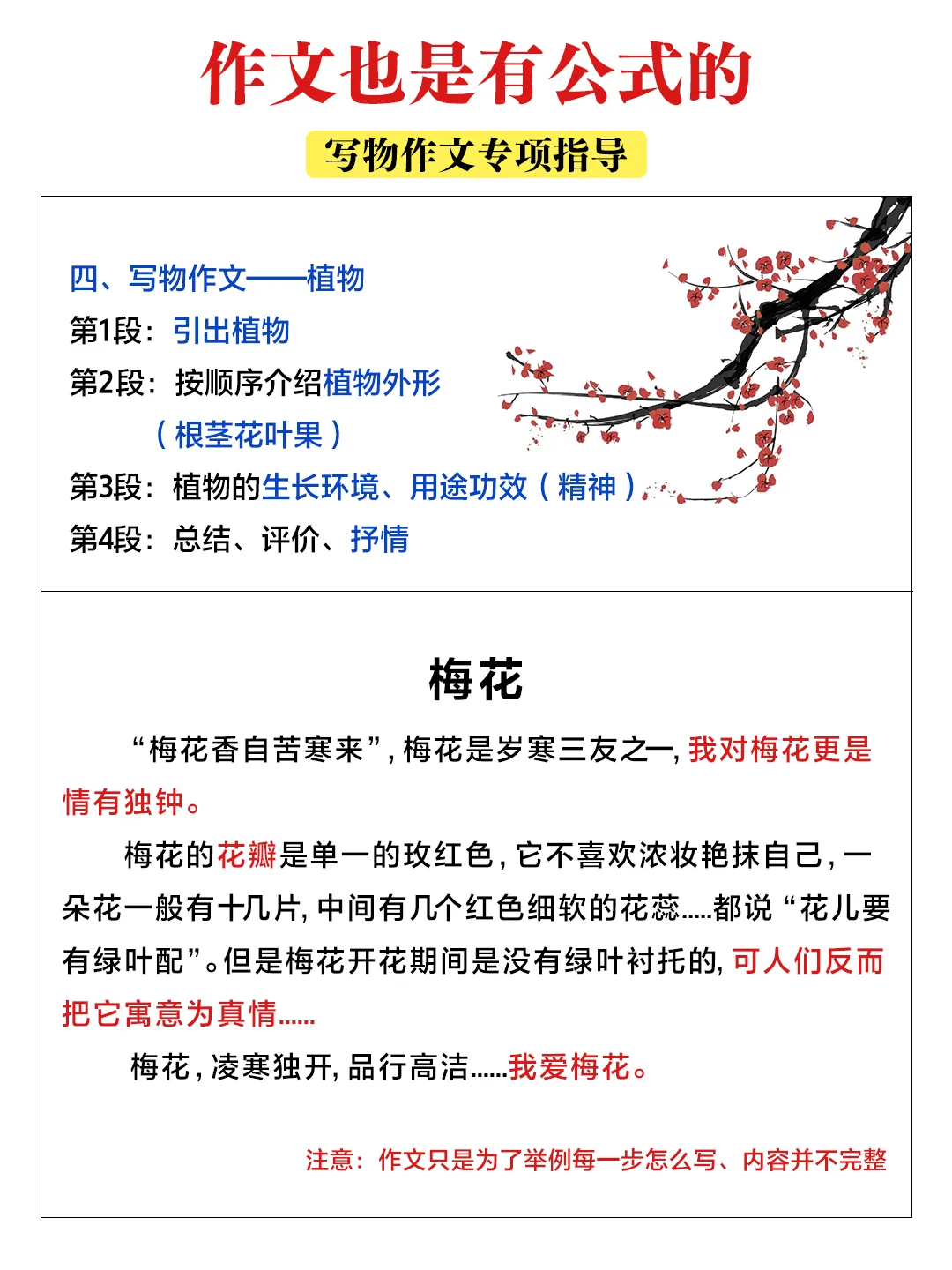 小学作文万能公式，作文也是有公式的！！ 第7张