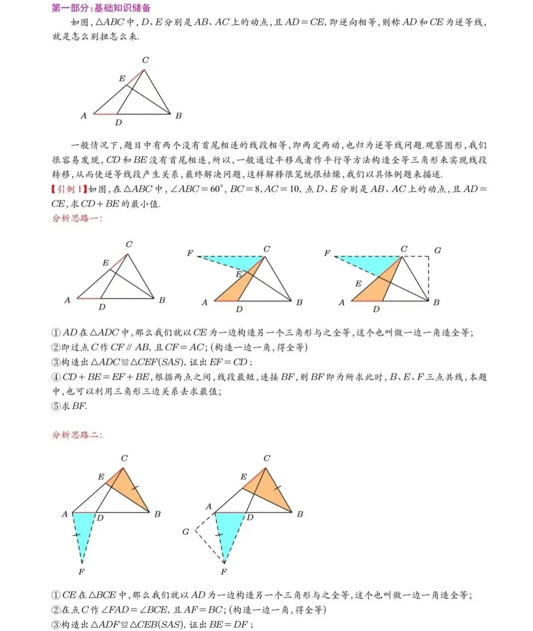 中考数学热点最值模型：逆等线！彻底拿下 第3张