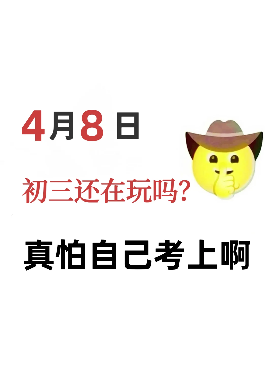 初中生来假如你从4月8日开始拼命中考 第2张