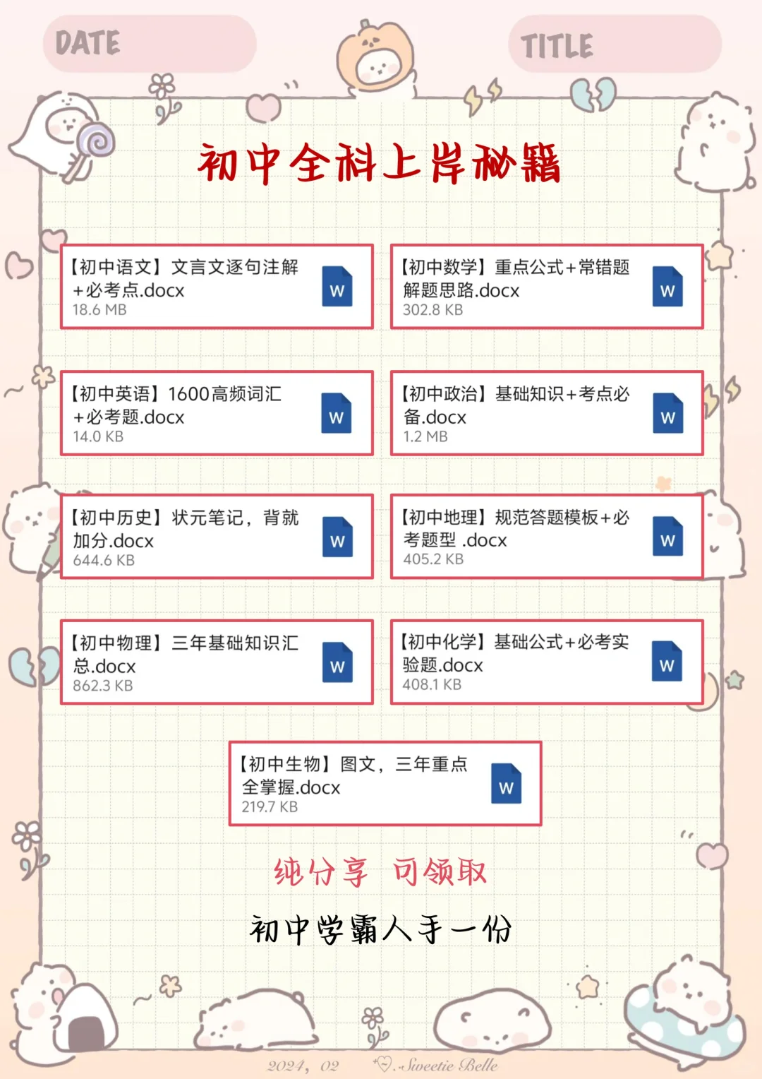 初中生戒掉这七点，带你冲进重点高中❗ 第1张