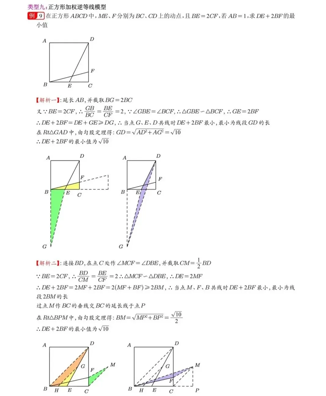 中考数学热点最值模型：逆等线！彻底拿下 第12张