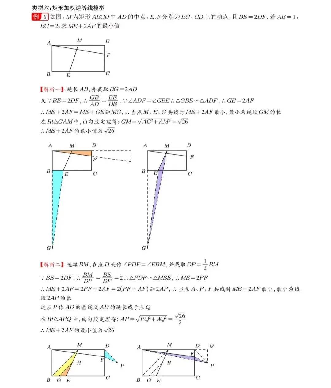 中考数学热点最值模型：逆等线！彻底拿下 第9张