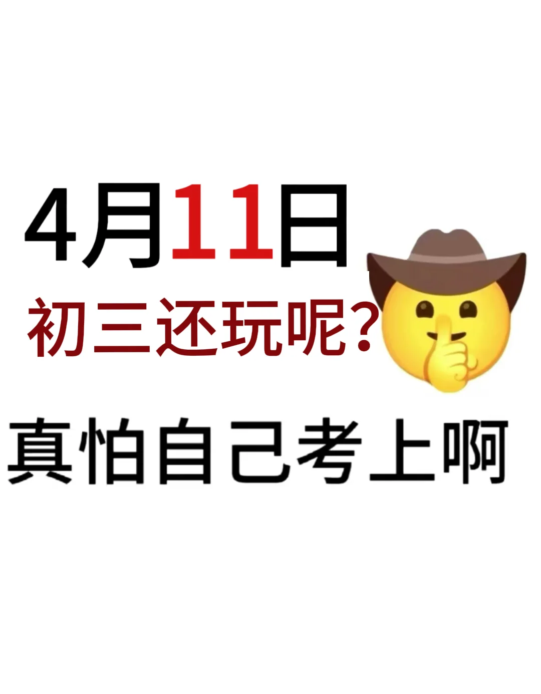 来就带，假如你从4月11号开始拼命中考！ 第2张