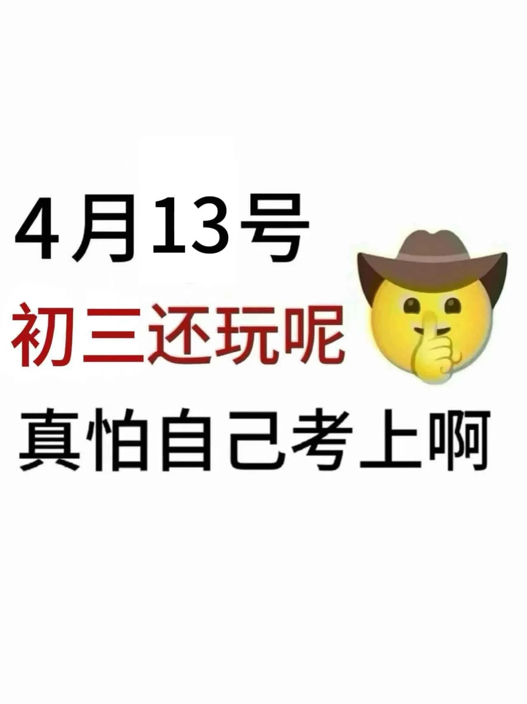 假如你从4月13日开始拼命中考 第2张