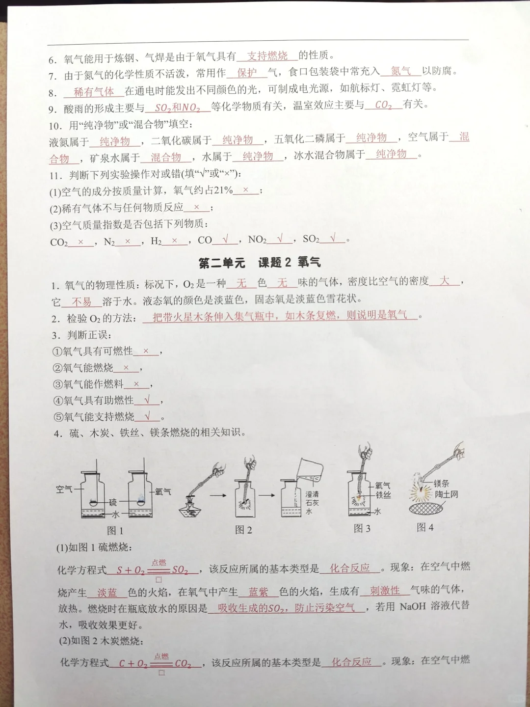 新九上化学知识点总结（超详细） 第7张