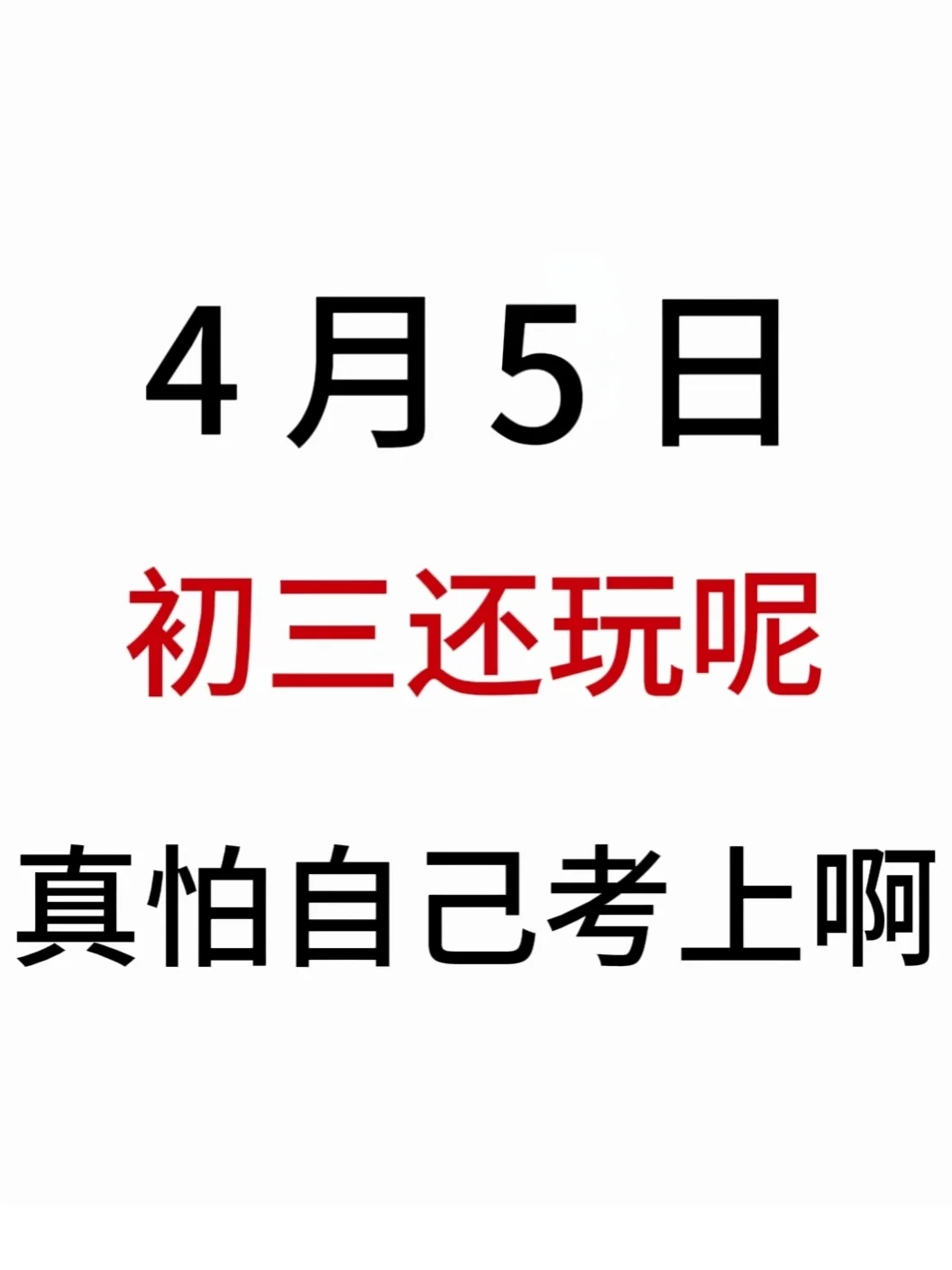 假如我从4月5号开始拼命中考！！！ 第2张
