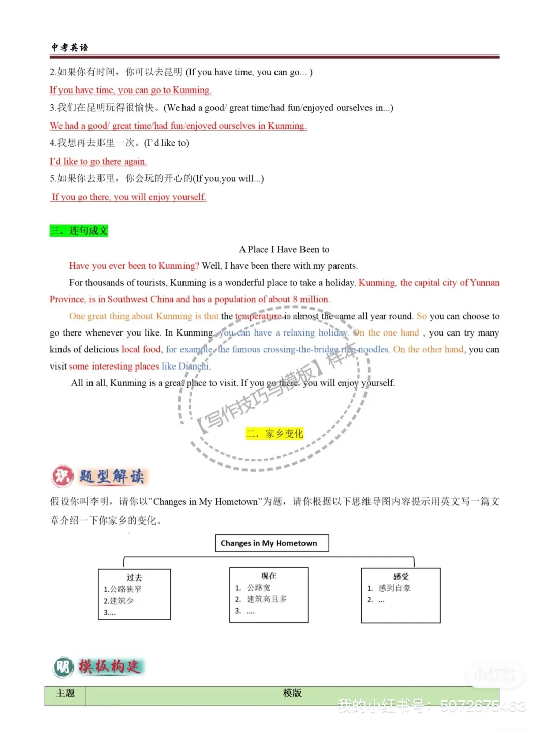 中考英语作文 第1张
