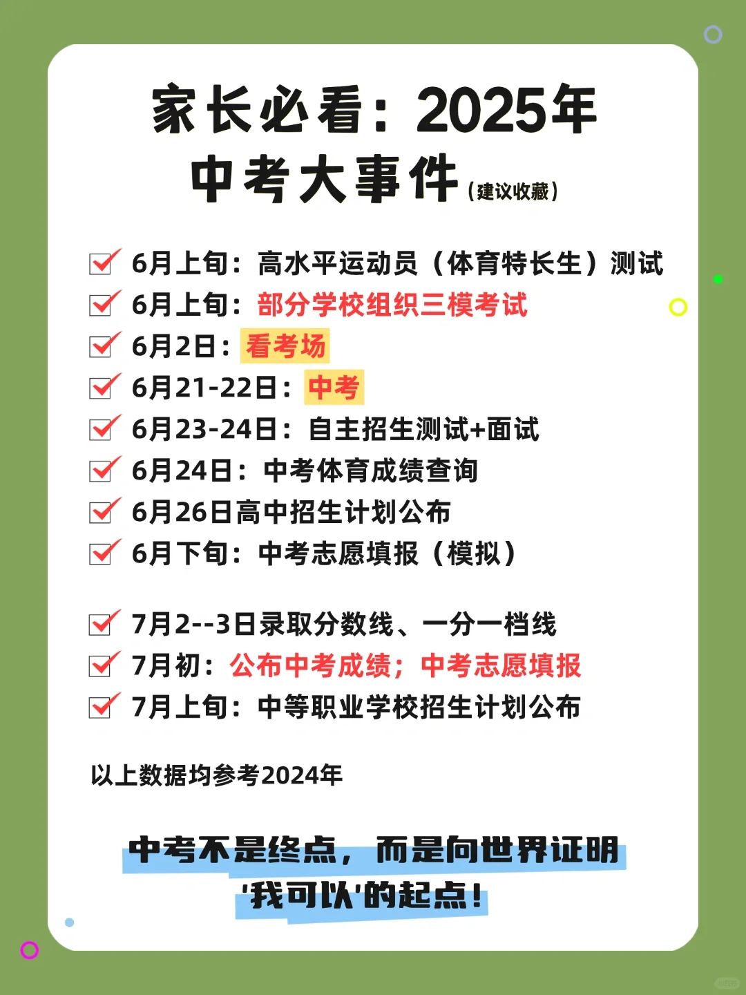 2025年中考大事件！家长必须要做到心中有数 第1张