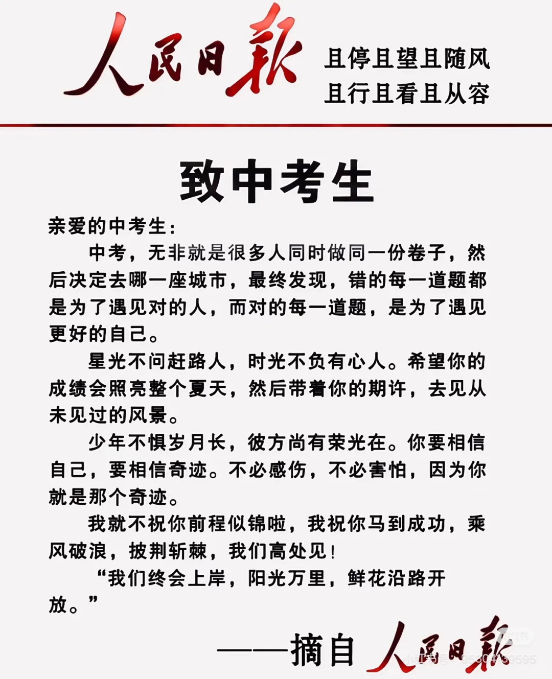 离中考还有113天 第1张