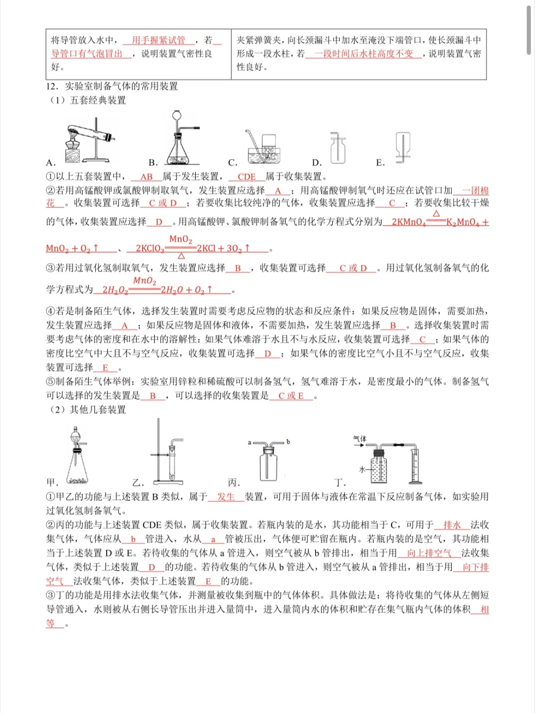 中考化学必背清单🔥再不努力真的来不及了‼️ 第8张