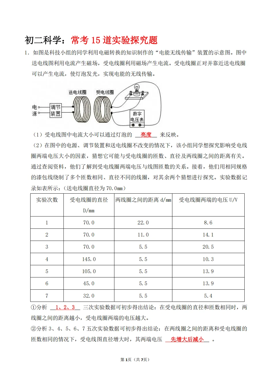 初二科学有点恶心，反反复复就这15道实验 第3张