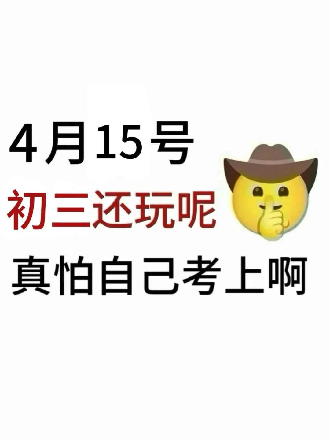 假如你从4月15日开始拼命中考 第2张