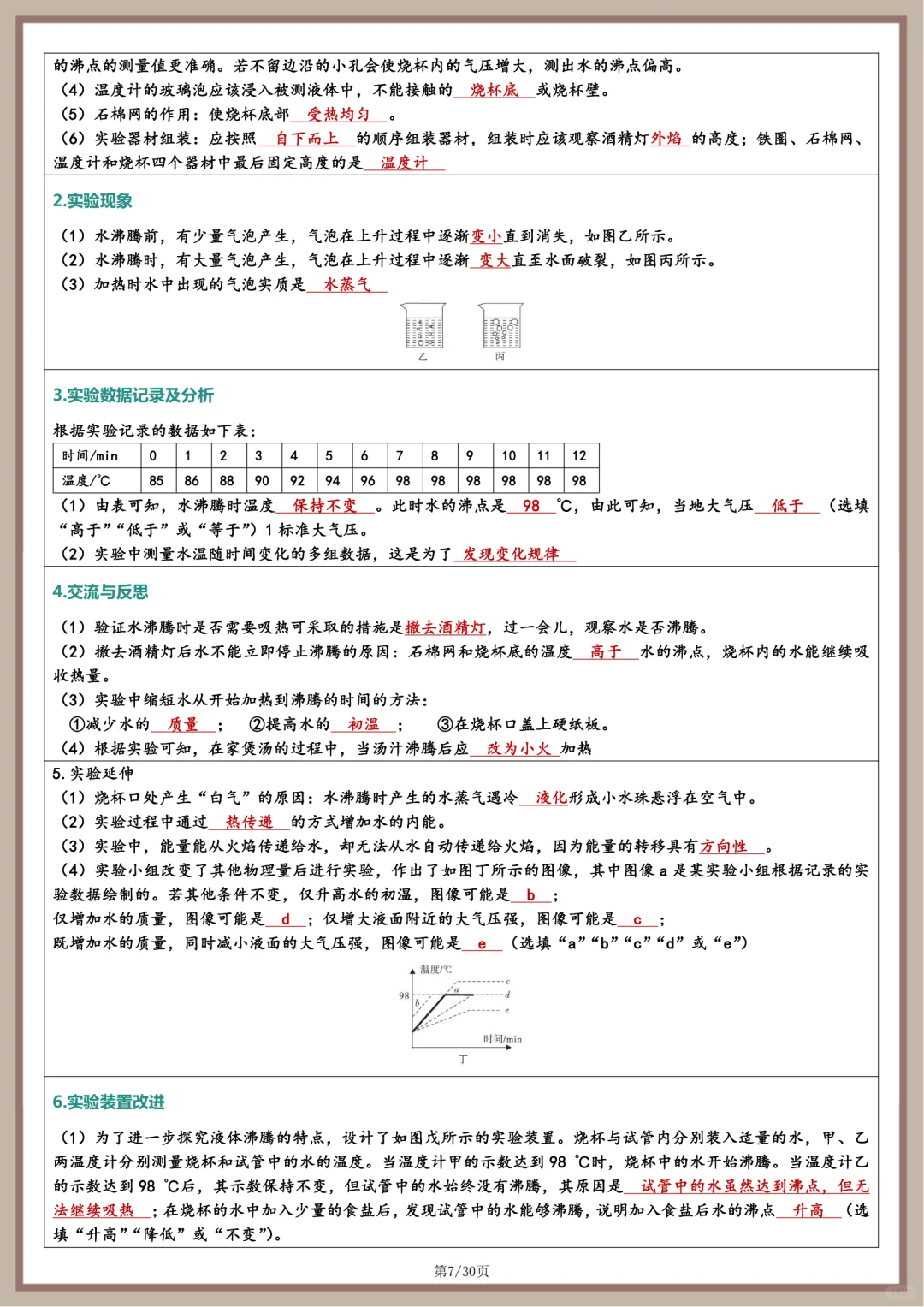 2025年中考物理实验总结 第8张