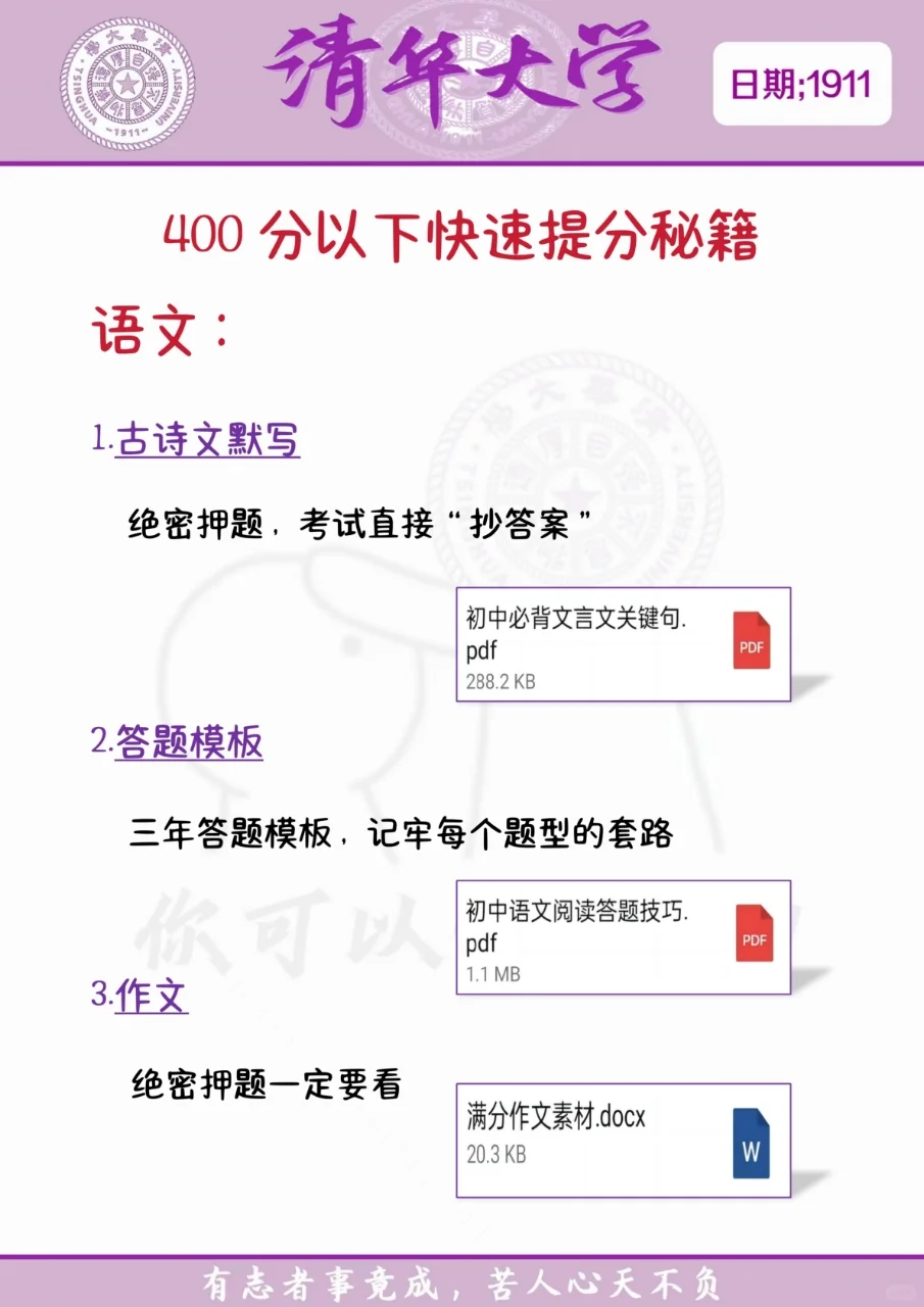 中考还剩66天，别等哭着出考场！ 第5张