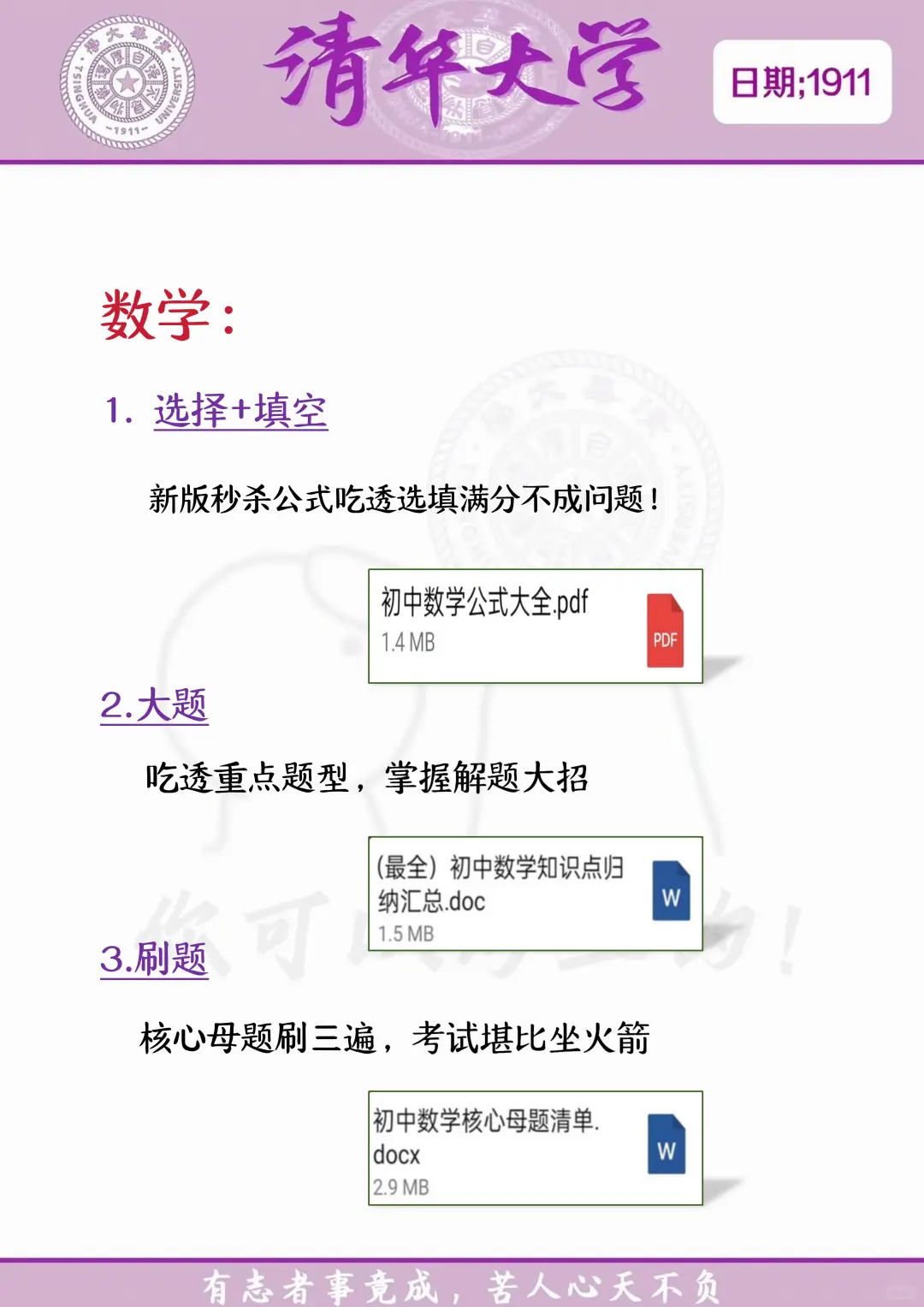 中考还剩69天，别等哭着出考场！ 第6张