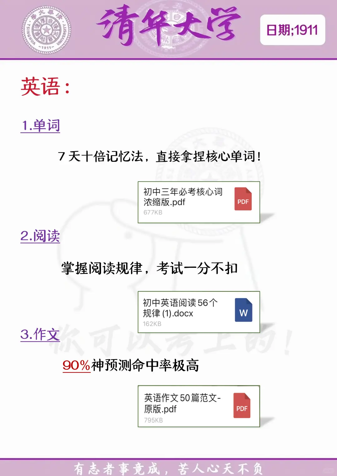 中考还剩69天，别等哭着出考场！ 第7张