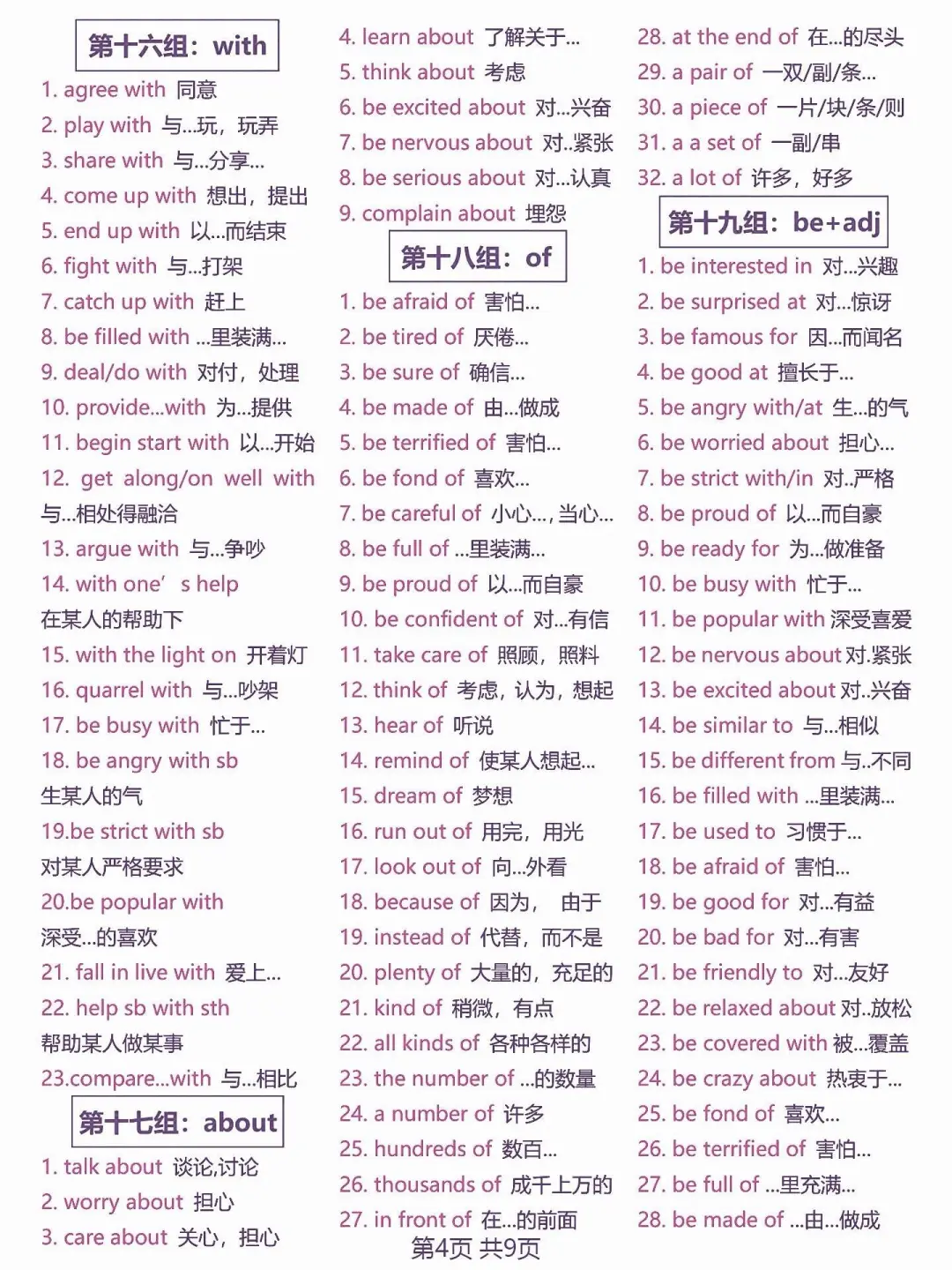 英语完形一定要背的重要短语！！！太强了！ 第5张