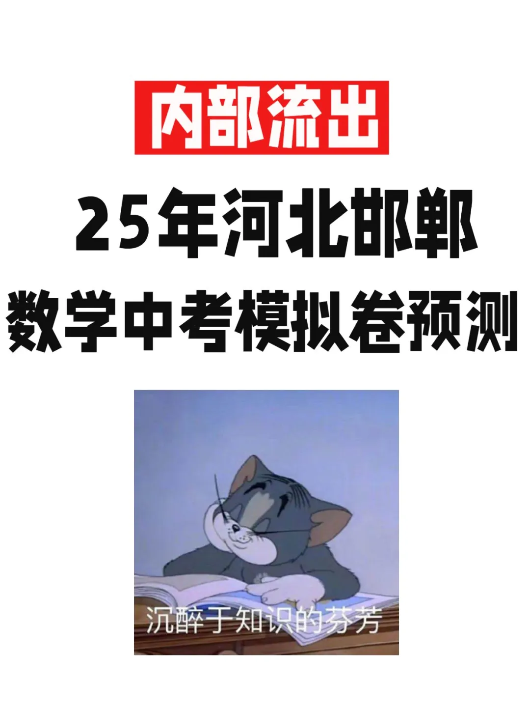 内部🔥河北邯郸中考模拟卷题 第2张