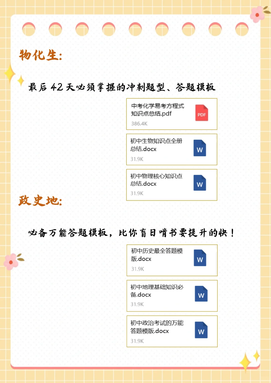 假如你从5月13日开始拼命准备中考 第1张