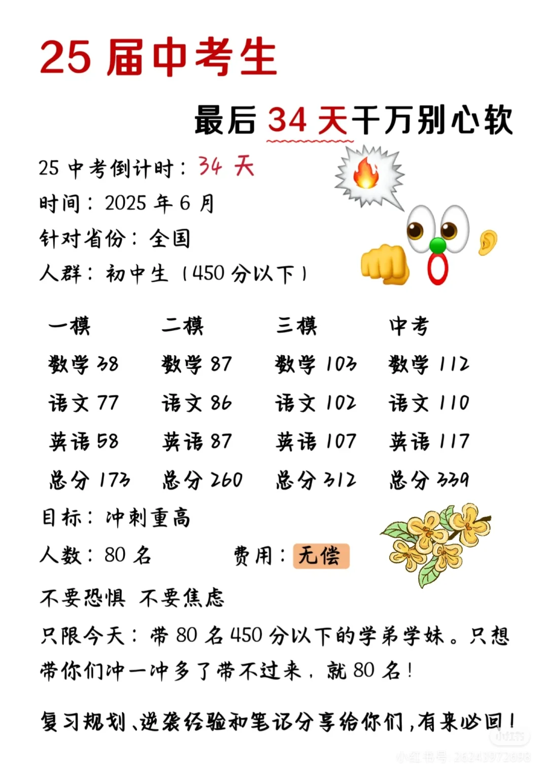 中考已经临近 第1张